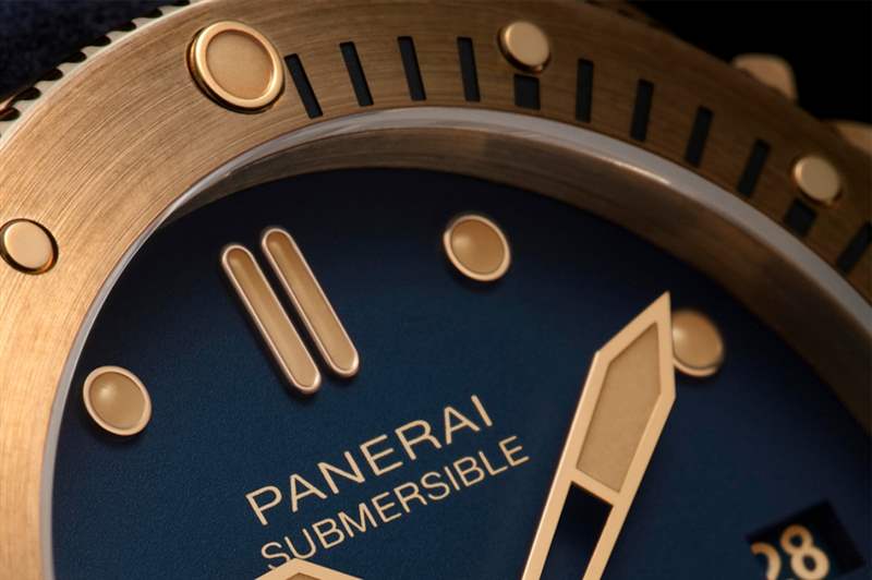 沛納海Panerai 2021全新青銅表|Submersible Bronzo Blu Abisso更落力保護海洋-復(fù)刻表