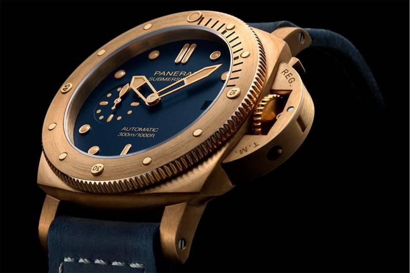 沛納海Panerai 2021全新青銅表|Submersible Bronzo Blu Abisso更落力保護海洋-復(fù)刻表