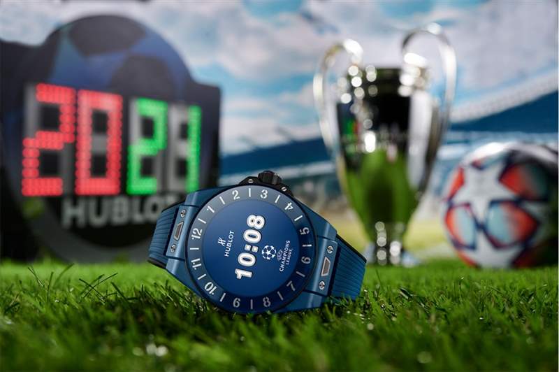 歐聯(lián)官方認(rèn)證智能腕表!宇舶Hublot Big Bang E UEFA Champions League-復(fù)刻表