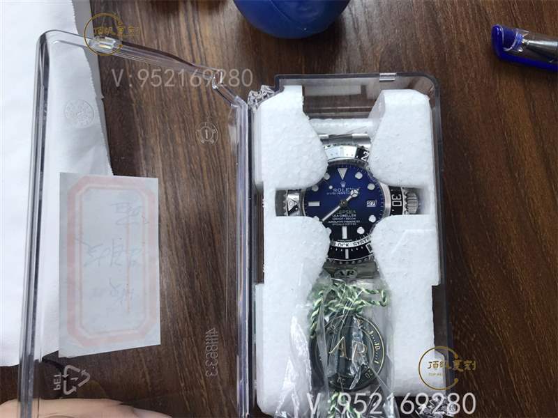 AR廠勞力士漸變藍鬼王v2版腕表復(fù)刻做工怎么樣對比n廠漸變鬼王-復(fù)刻表