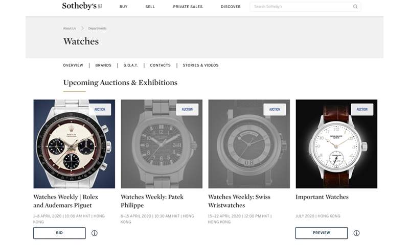 小而精!蘇富比線上主題拍賣「Watches Weekly」接力度時機-復刻表