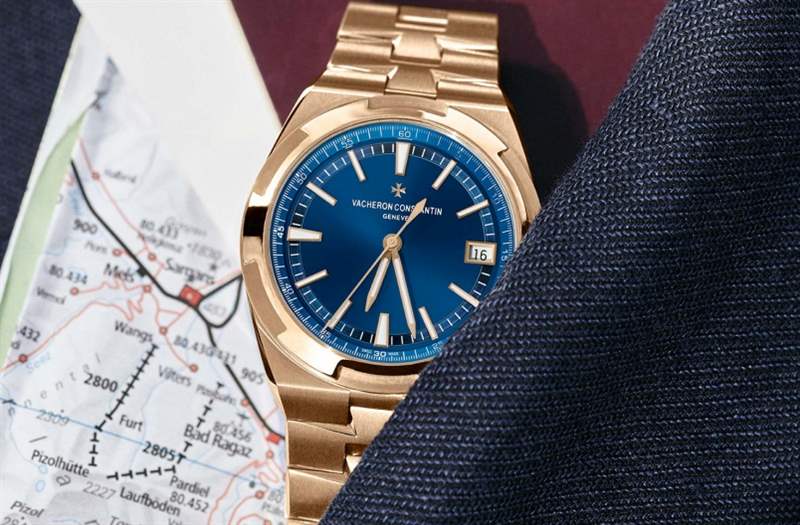 江詩丹頓2020新作！ Vacheron Constantin Overseas自動(dòng)上鏈腕表帶來典雅粉紅金X藍(lán)面設(shè)定
