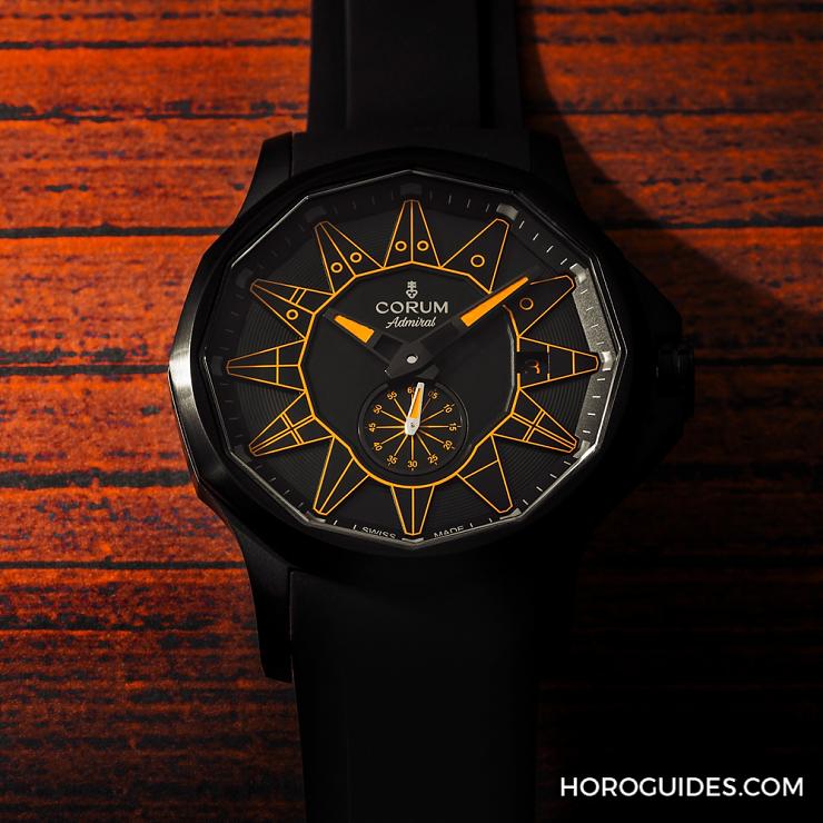 CORUM - 黑潮涌現，五色齊發｜Corum Admiral 42 Automatic Full Black