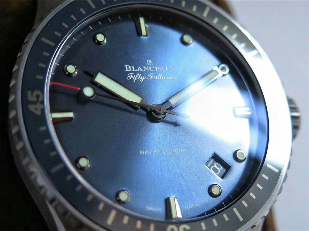 ZF廠寶珀五十噚陶瓷藍盤5000-0240-O52A復(fù)刻表做工怎么樣-復(fù)刻表