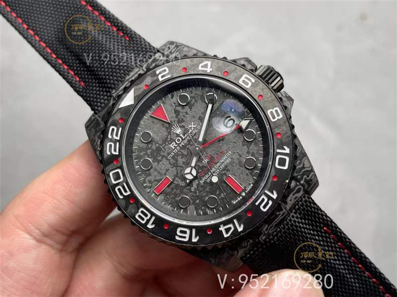 VS廠新品勞力士Ntpt格林尼治碳纖維復(fù)刻表3186機芯做工怎么樣-復(fù)刻表