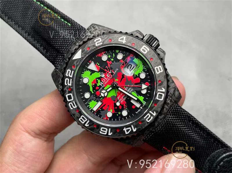 VS廠新品勞力士Ntpt格林尼治碳纖維復(fù)刻表3186機芯做工怎么樣-復(fù)刻表