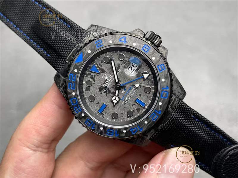 VS廠新品勞力士Ntpt格林尼治碳纖維復(fù)刻表3186機芯做工怎么樣-復(fù)刻表