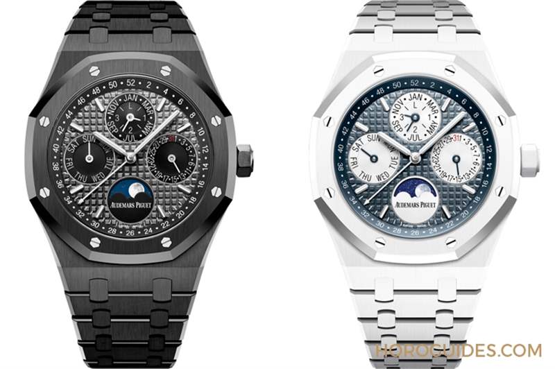 AUDEMARS PIGUET - 愛彼第一只藍色陶瓷表！ 皇家橡樹萬年歷藍色陶瓷鏈帶腕表