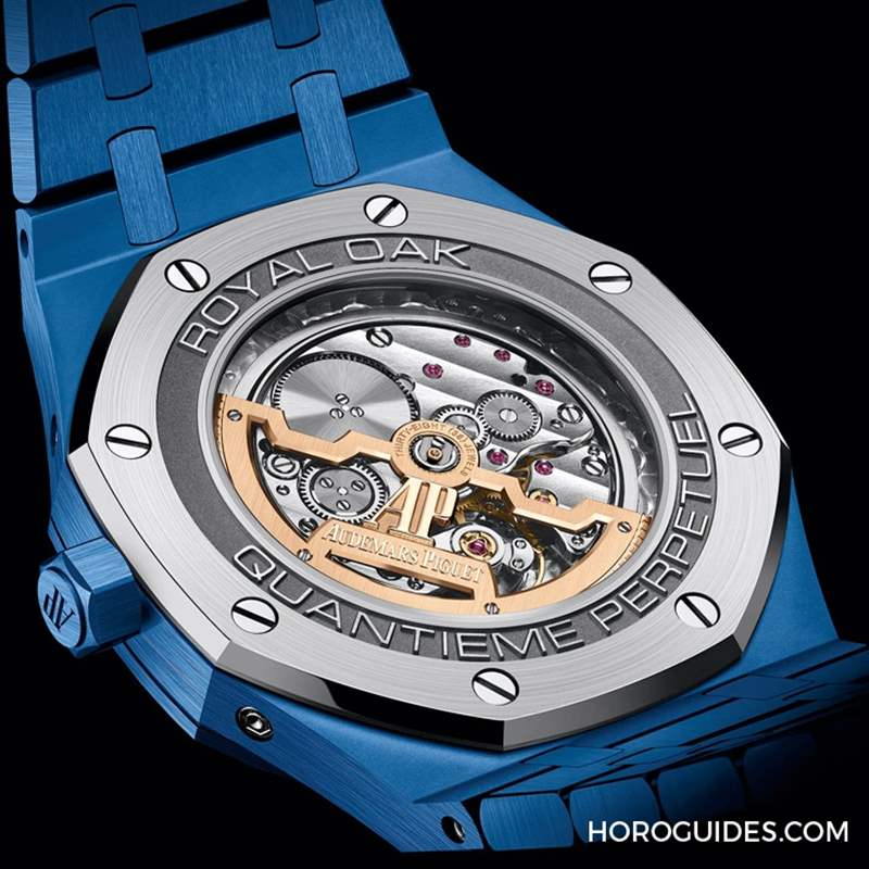 AUDEMARS PIGUET - 愛彼第一只藍色陶瓷表！ 皇家橡樹萬年歷藍色陶瓷鏈帶腕表