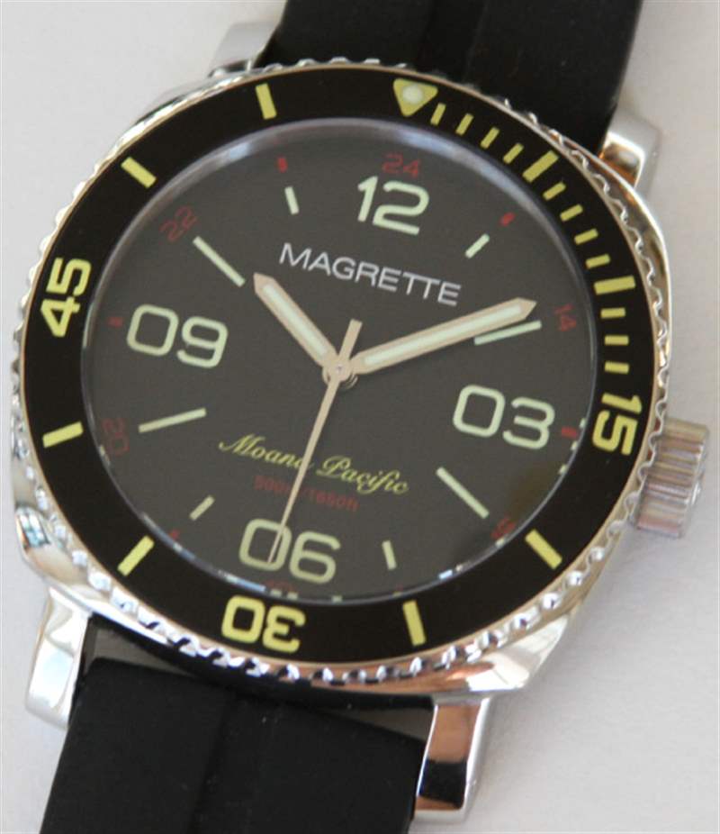 Magrette  Moana Pacific Diver 2 馬格萊特Magrette莫阿納太平洋潛水員手表-復(fù)刻表