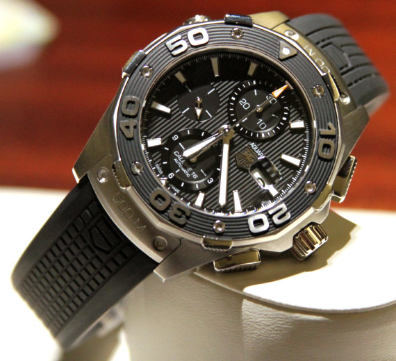 Tag Heuer Aquaracer 500 Chronograph 1 泰格豪雅Aquaracer 500M自動(dòng)計(jì)時(shí)腕表-復(fù)刻表