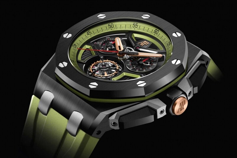 Royal Oak Offshore Self-winding Flying Tourbillon Chronograph 30周年超限量新作 愛彼CODE 11.59 Universelle RD#4及Royal Oak Concept重磅來襲!2023年愛彼將最復雜技術同步登場-復刻表