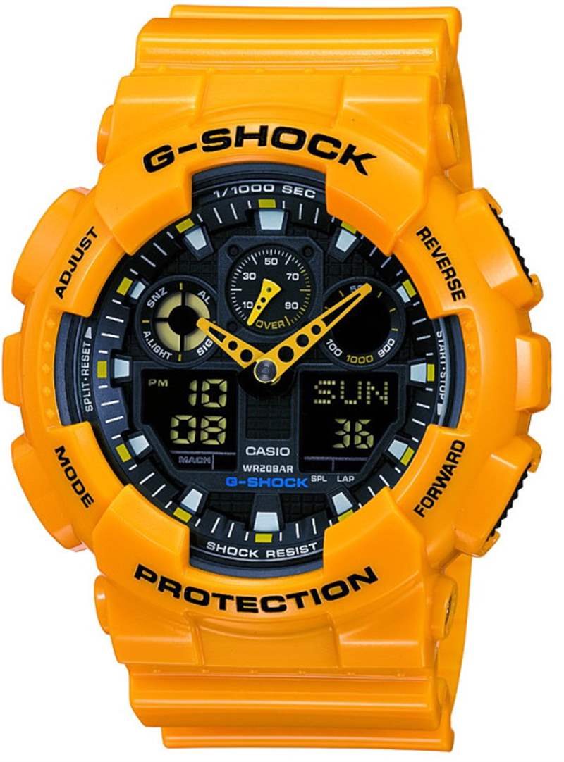 GA-100A-9A_JF_DR 卡西歐G沖擊X大組合GA100手表-復刻表