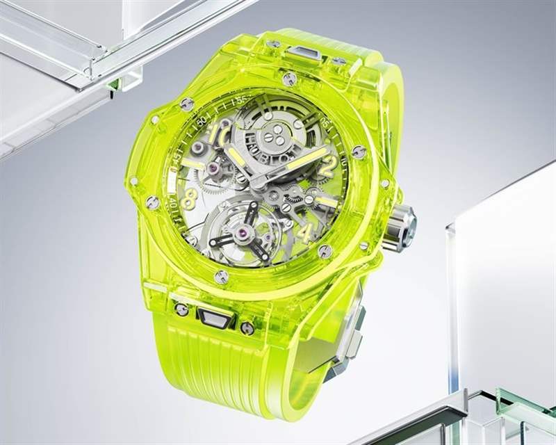 HUBLOT - HUBLOT藍(lán)寶石不只晶透亮還有螢光黃SAXEM滿滿科技含量