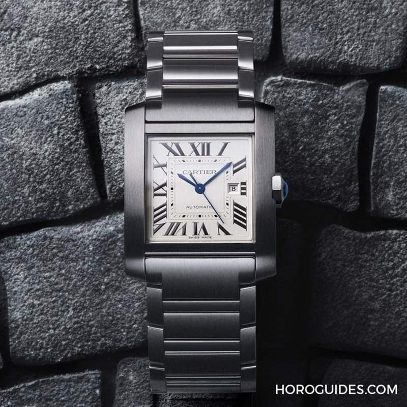CARTIER - 法國坦克回來了！ Cartier Tank家族唯一鏈帶表款Tank Fran?aise改版回歸