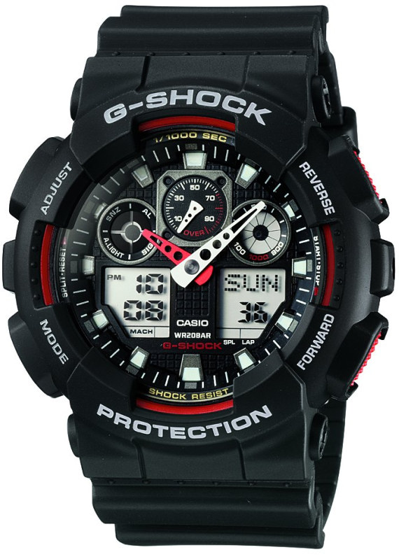 GA-100-1A4_JF 卡西歐G沖擊X大組合GA100手表-復刻表