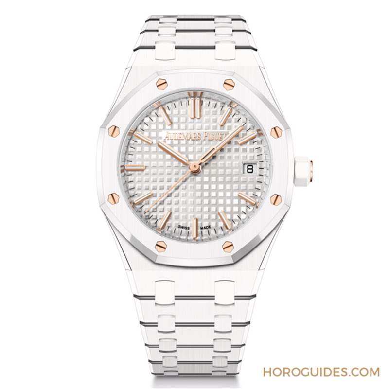 AUDEMARS PIGUET - 白色陶瓷版！ 愛(ài)彼皇家橡樹(shù)34毫米自動(dòng)上鏈腕表雪白登場(chǎng)