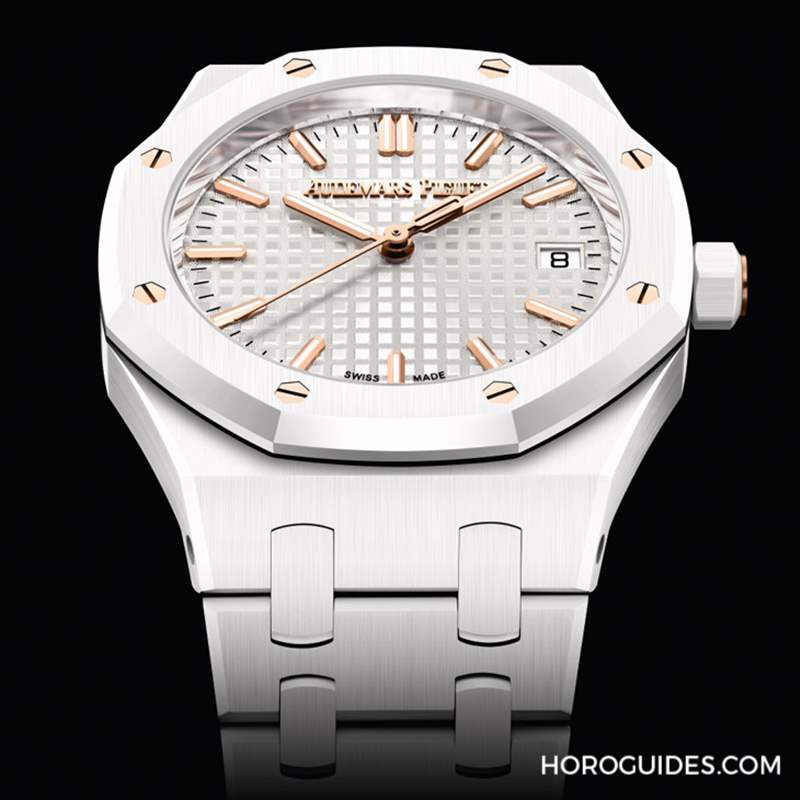 AUDEMARS PIGUET - 白色陶瓷版！ 愛(ài)彼皇家橡樹(shù)34毫米自動(dòng)上鏈腕表雪白登場(chǎng)