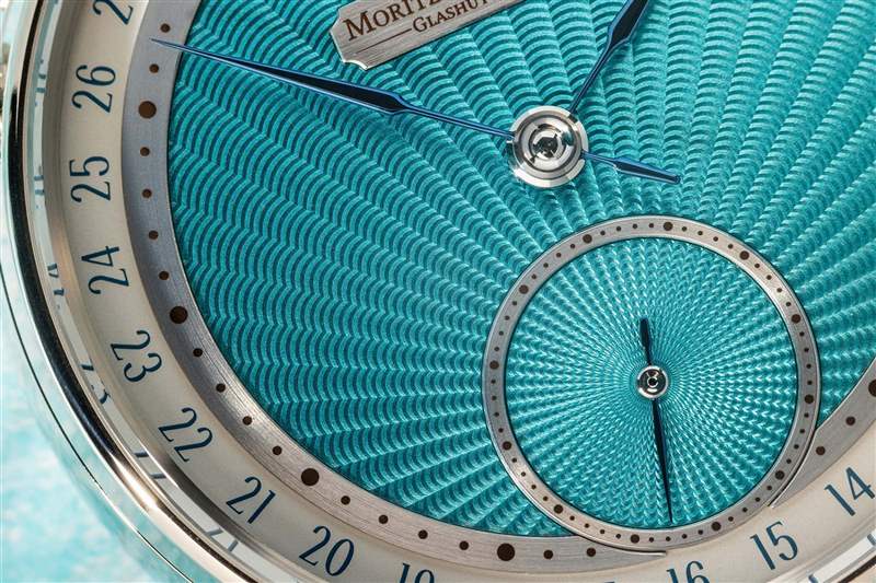 Moritz Grossmann推出Date Turquoise小三針日歷腕表:綠松石色璣鏤紋表盤(pán) Moritz Grossmann推出Date Turquoise小三針日歷腕表:綠松石色璣鏤紋表盤(pán)-復(fù)刻表