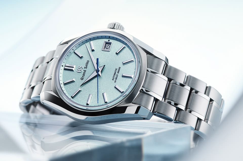 GRAND SEIKO 2023年臺灣限定版以節(jié)氣「榖雨」為靈感天青色面盤充滿春天活力-復(fù)刻表