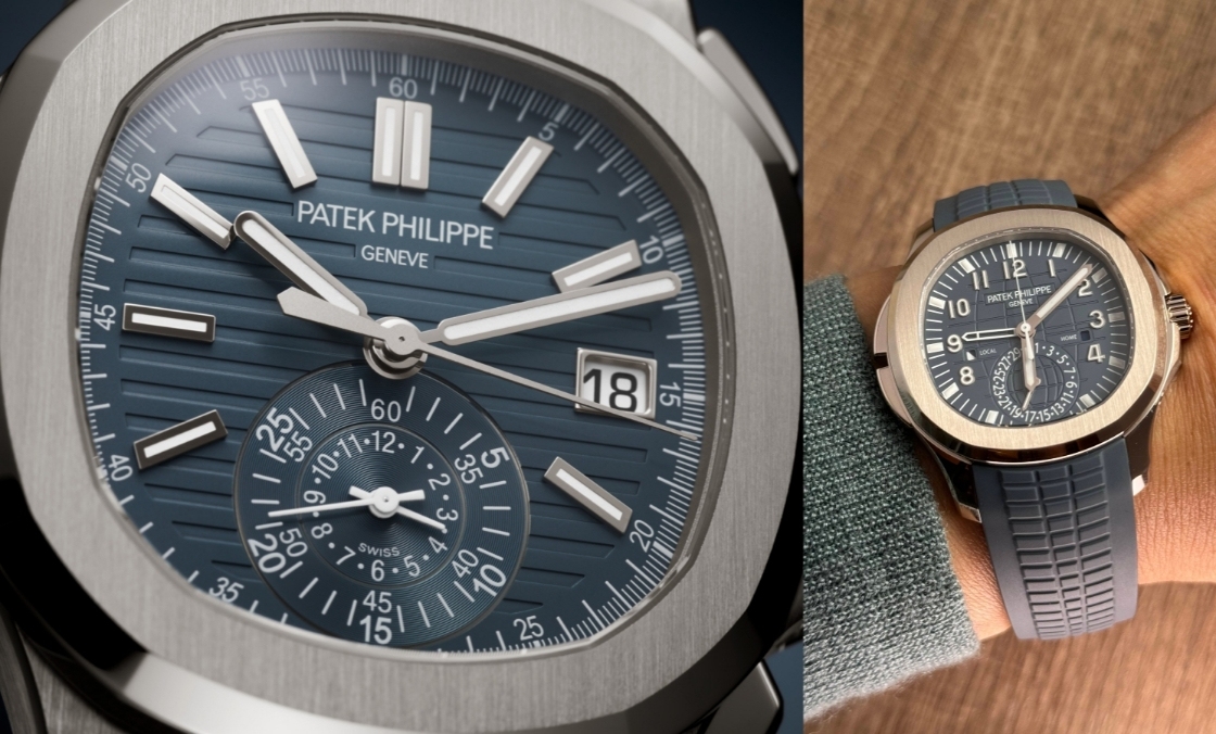 PATEK PHILIPPE - 乳光藍灰面活力風，復雜功能運動表齊換色｜PATEK PHILIPPE Nautilus、Aquanaut新款