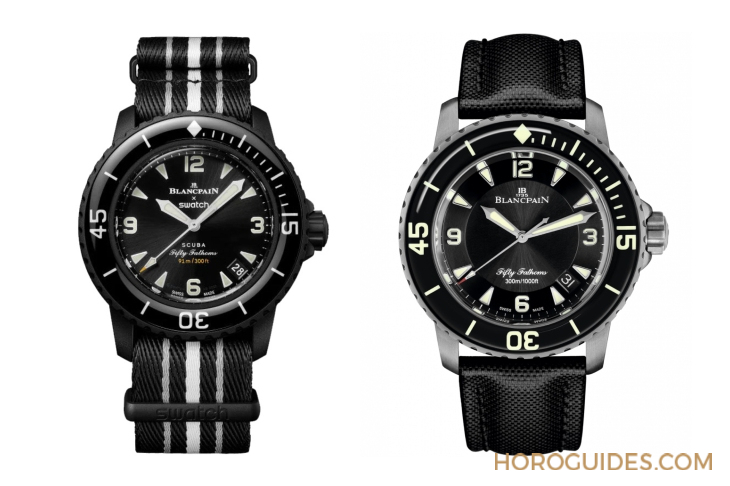 太驚喜!更貼近五十噚腕表神韻的黑色調(diào)Blancpain × Swatch聯(lián)名表款「Ocean of Storm」現(xiàn)身-復(fù)刻表