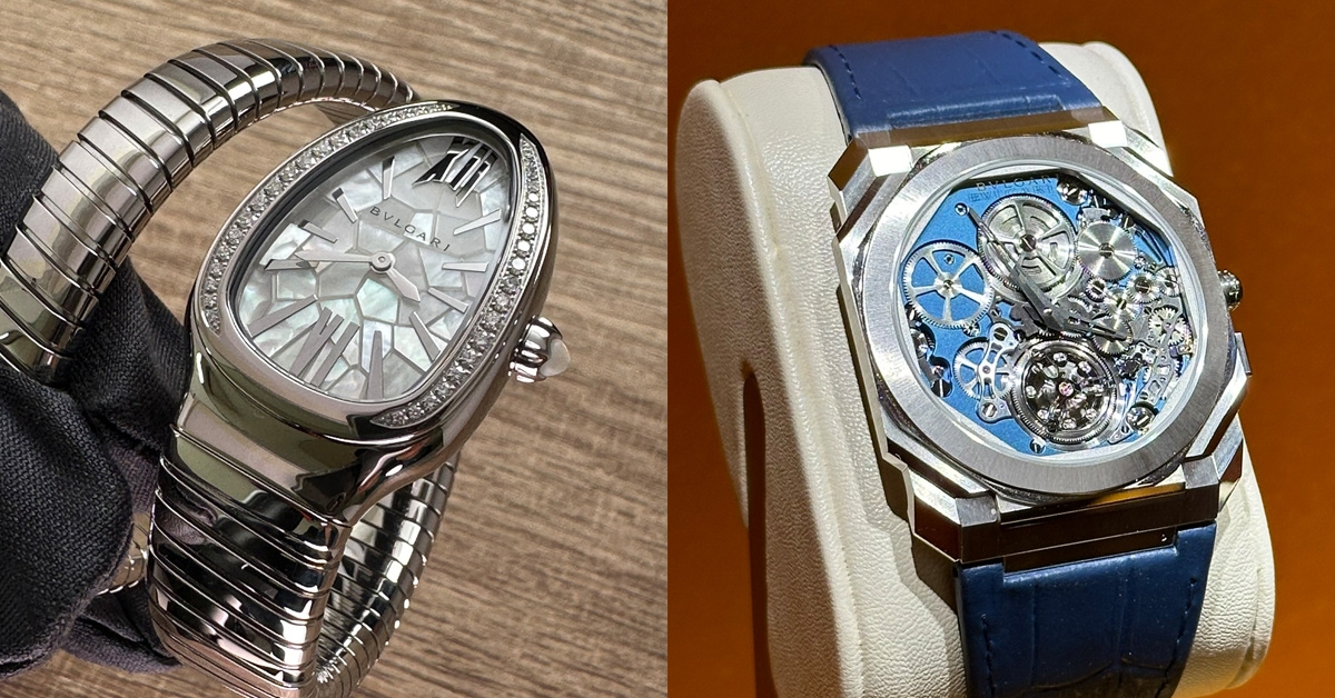 BVLGARI - 安藤忠雄為Serpenti出手了、全球最薄陀飛輪機(jī)芯黑化上陣｜BVLGARI W&W 2024速覽