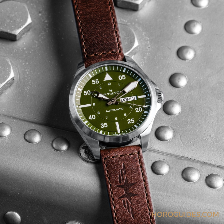 HAMILTON - 設計微調、新增尺寸，HAMILTON Khaki Aviation Pilot系列七款新作再現軍風