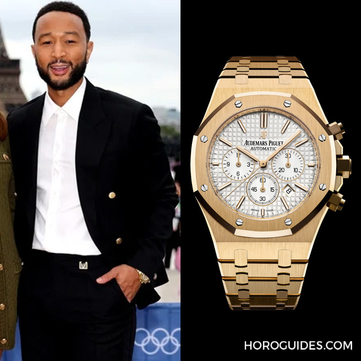 AUDEMARS PIGUET - ROYAL OAK - 15407ST. OO.1220ST.02 - 直擊 ！ 名人現身2024巴黎奧運戴什么表