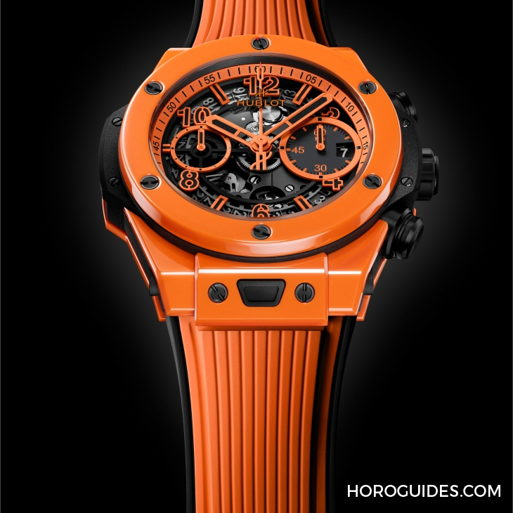 今夏最時(shí)尚的色彩! HUBLOT推出全新Big Bang Unico Orange Ceramic橙色陶瓷腕表-復(fù)刻表