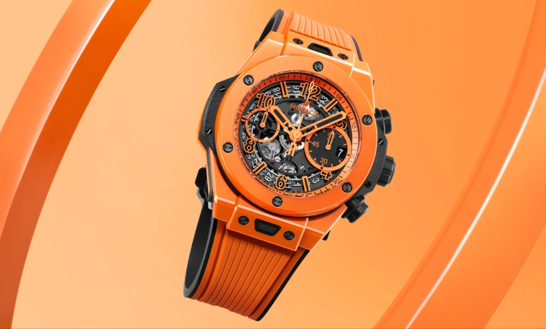 今夏最時(shí)尚的色彩! HUBLOT推出全新Big Bang Unico Orange Ceramic橙色陶瓷腕表-復(fù)刻表