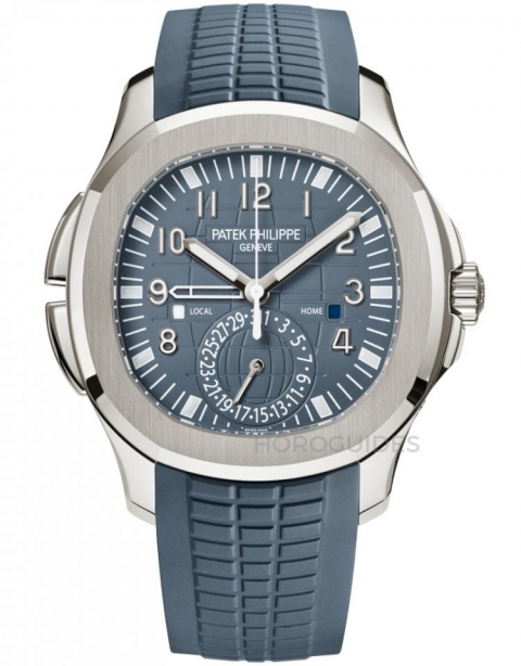 PATEK PHILIPPE - NAUTILUS - 5980/60G-001 - 年輕活力風的表王！ 盤點PATEK PHILIPPE百達翡麗藍灰色調腕表