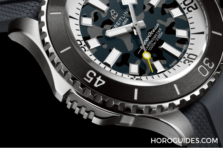 BREITLING - 彩虹時標面、46mm千米深潛新表同步現身|BREITLING Superocean系列新表
