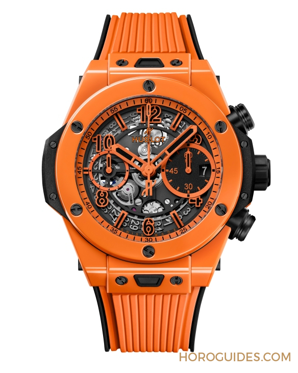 今夏最時(shí)尚的色彩! HUBLOT推出全新Big Bang Unico Orange Ceramic橙色陶瓷腕表-復(fù)刻表