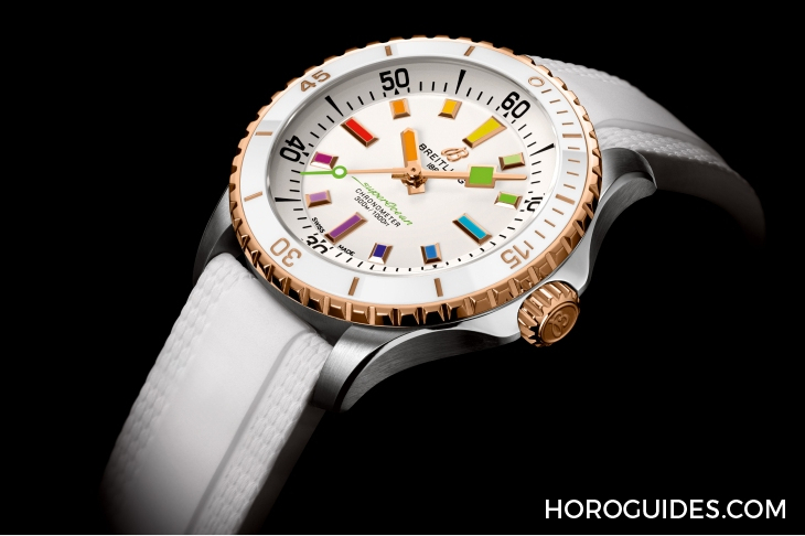 BREITLING - 彩虹時(shí)標(biāo)面、46mm千米深潛新表同步現(xiàn)身|BREITLING Superocean系列新表