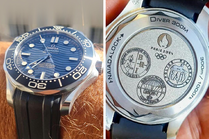OMEGA - SEAMASTER - 210.30.42.20.03.002 - 007手腕再次提前曝光新作？ 巴黎奧運會謎樣的OMEGA Seamaster黑面無日期款