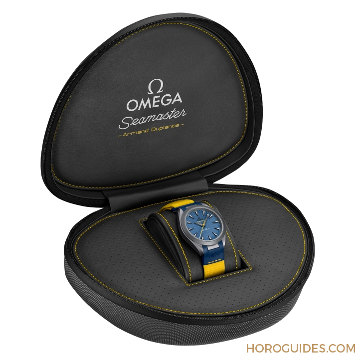 OMEGA - SEAMASTER - 220.92.41.21.03.002 - 超輕鈦金！ OMEGA為奧運金牌得主Armand Duplantis推出新款Seamaster Aqua Terra Ultra Light